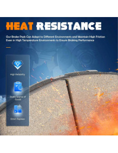 Pastillas de Freno Cerámicas TadaMark 8PCS para Toyota RAV4 2