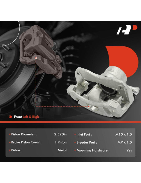 Caliper de Freno de Disco A-Premium para Toyota y Lexus