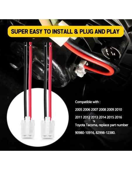 Conector Motor Ventilador Xislet 12AWG Toyota Tacoma 2005-2016