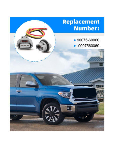 Conector y Arnés Luz Señal Giro Toyota 2006-2019 2 Pcs