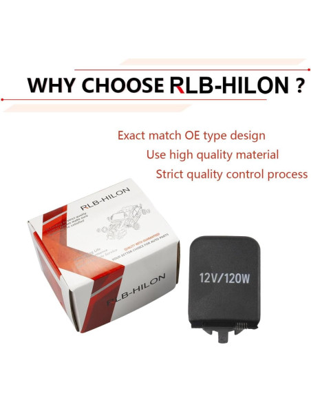 Cubierta Tapa Enchufe Energía RLB-HILON para Toyota/Lexus