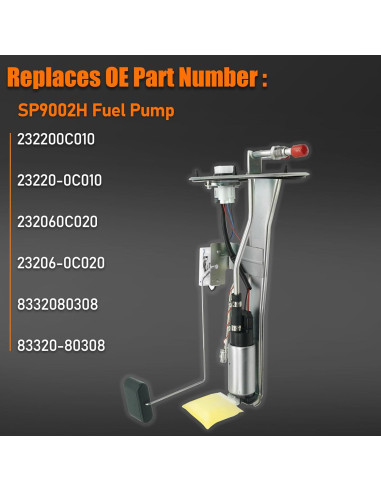 Bomba de Combustible OEKITS SP9002H para Toyota Tacoma 1995-2000