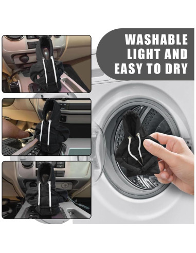 Funda Sudadera para Palanca de Cambios JOYCOURT - Negro