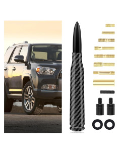 Antena de Coche Junecarp Bala Fibra de Carbono 14x2cm