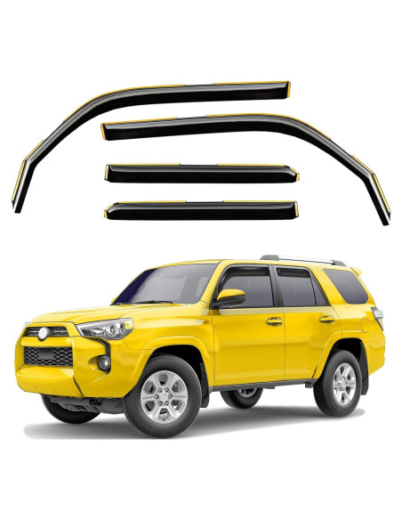 Deflectores de Lluvia Deejecsun para Toyota 4Runner 2010-2024