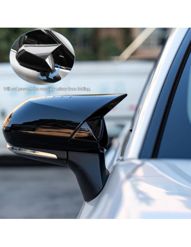 Cubiertas Espejo Retrovisor CKE para Toyota Camry 2018-2025 - Negro Brillante