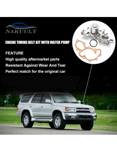 Kit de Correa de Distribución Nakuuly con Bomba de Agua 3.4L