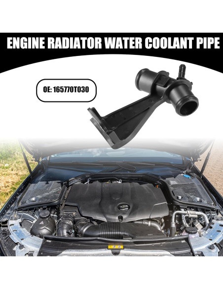 Tubería de salida de agua radiador Partuto 165770T030 Toyota Corolla