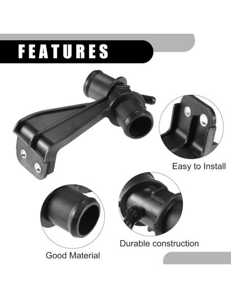 Tubería de salida de agua radiador Partuto 165770T030 Toyota Corolla