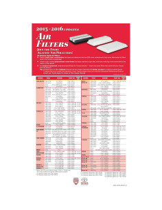 Filtro de Aire Genuino Toyota 17801-0T030 para Corolla 2