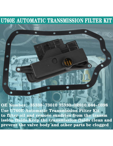 Kit de Filtro de Transmisión Automática YzusGomumu U760E