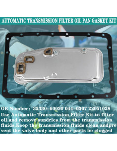 Kit Filtro Transmisión Automática YzusGomumu A340F A343F 2