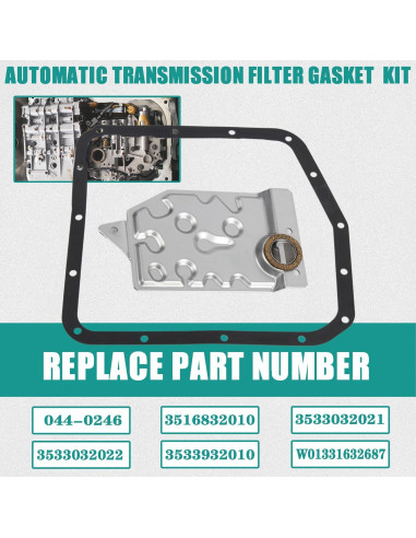 Kit Filtro Transmisión Automática YzusGomumu 1986-2001 Toyota