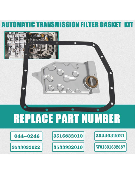 Kit Filtro Transmisión Automática YzusGomumu 1986-2001 Toyota