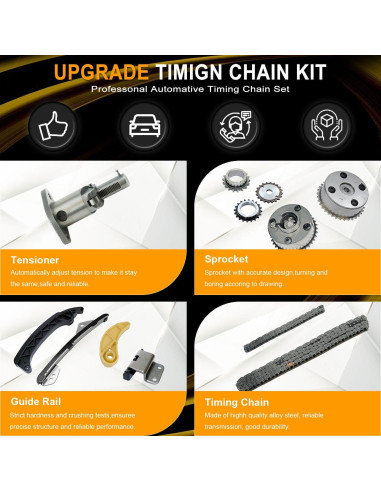 Kit de cadena de distribución PANGOLIN 1.8L para Toyota