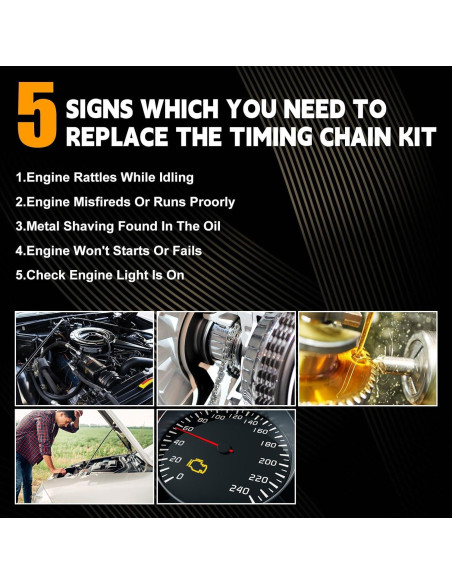 Kit de cadena de distribución PANGOLIN 1.8L para Toyota