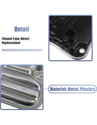 Filtro de Aceite de Transmisión X AUTOHAUX para Toyota Corolla 2013-2021