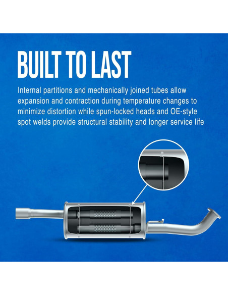 Silenciador de Escape Walker SoundFX 18587 para Toyota Tacoma