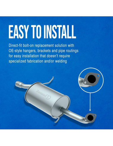 Silenciador de Escape Walker SoundFX 18587 para Toyota Tacoma