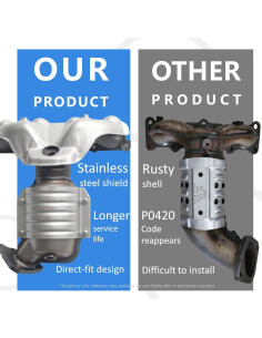 Convertidor Catalítico JT para Toyota Corolla 2009-2013 L4 1.8L 2