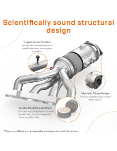 Convertidor Catalítico SAROTIN para Toyota Camry 2.4L 07-09 2