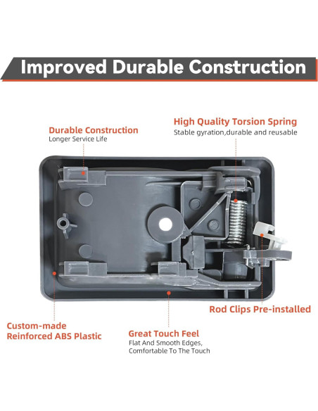Manijas Interiores de Puerta DEAL para Toyota y Geo - 2 Piezas