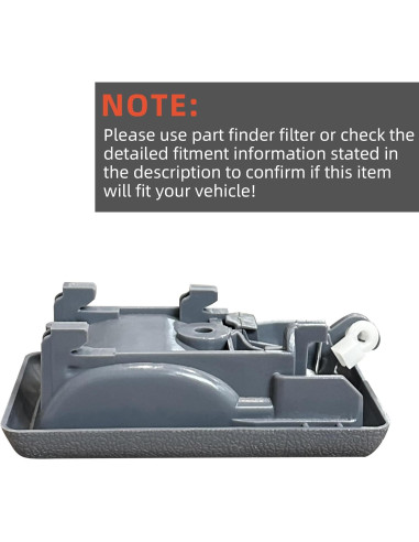 Manijas Interiores de Puerta DEAL para Toyota y Geo - 2 Piezas