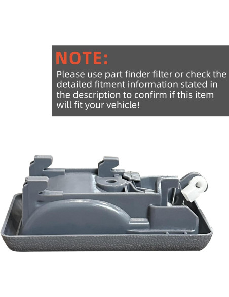 Manijas Interiores de Puerta DEAL para Toyota y Geo - 2 Piezas