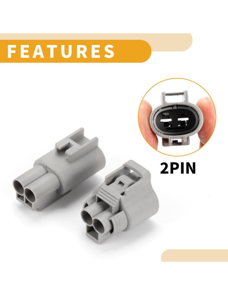 Conector de Ventilador Radiador 2 Pines Partuto Toyota RAV4