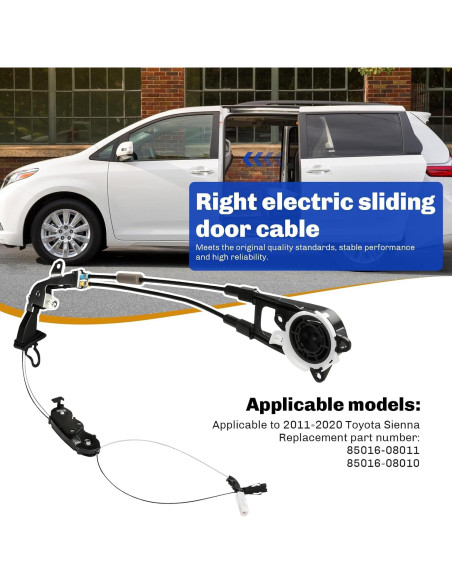 Arnés de Cableado Puerta Corrediza Eléctrica Toyota Sienna 2011-2020