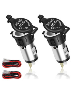 Toma de Mechero 12V IHOTDER con Cable y Cubierta Impermeable