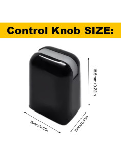 Juego de 4 Perillas de Control de Calefacción Toyota 2