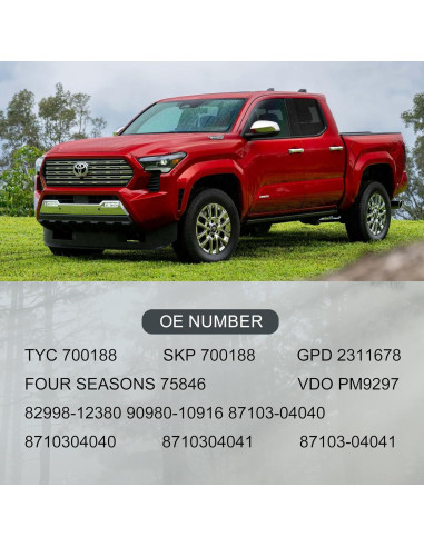 Conector de Resistor Motor Ventilador XINSAUTO Toyota Tacoma