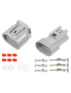 Conector Adaptador 3 Pines TS Toyota X AUTOHAUX Impermeable