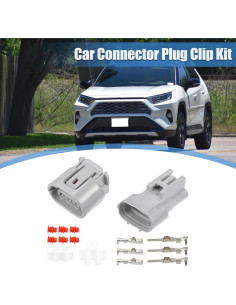 Conector Adaptador 3 Pines TS Toyota X AUTOHAUX Impermeable 2