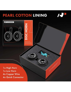 Bocina eléctrica universal A-Premium 12V 110 dB 76 mm 2