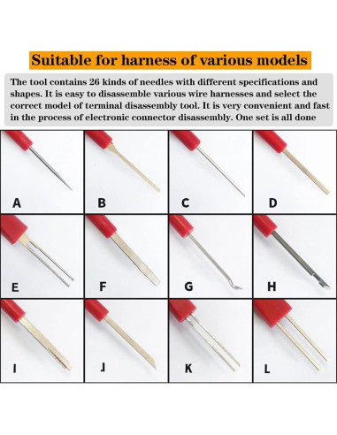 Juego de Herramientas de Remoción de Terminales 26 Pzs XiTuanYuan