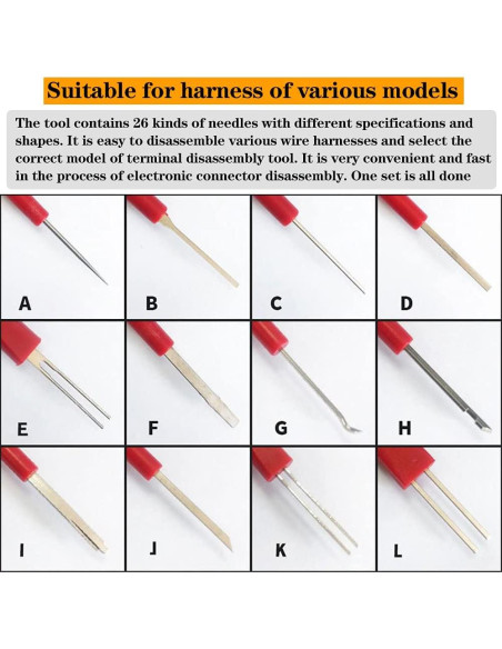 Juego de Herramientas de Remoción de Terminales 26 Pzs XiTuanYuan