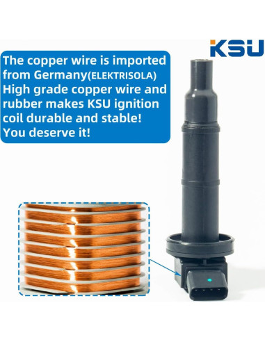 Bobina de Encendido KSU para Toyota Camry 2.4L 2002-2011