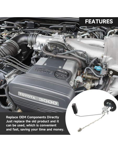 Sensor de nivel de combustible YOLLKY para Toyota Corolla 1979-1987