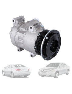 Compresor de A/C Mulcoll para Toyota Camry 2.4L y 2.5L