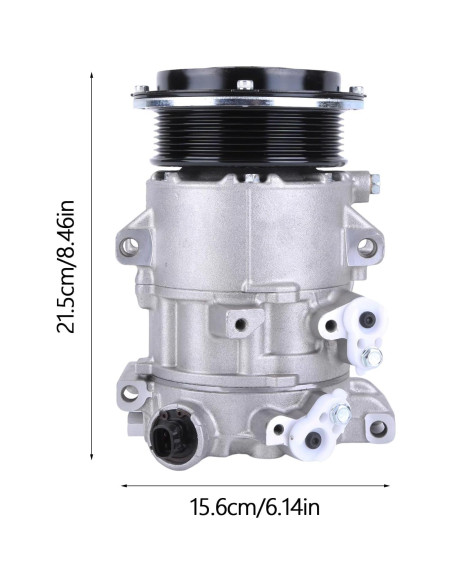 Compresor de A/C Mulcoll para Toyota Camry 2.4L y 2.5L
