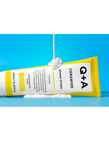 Crema de Ducha Q+A 250ml con Ceramidas de Piña y Escualano