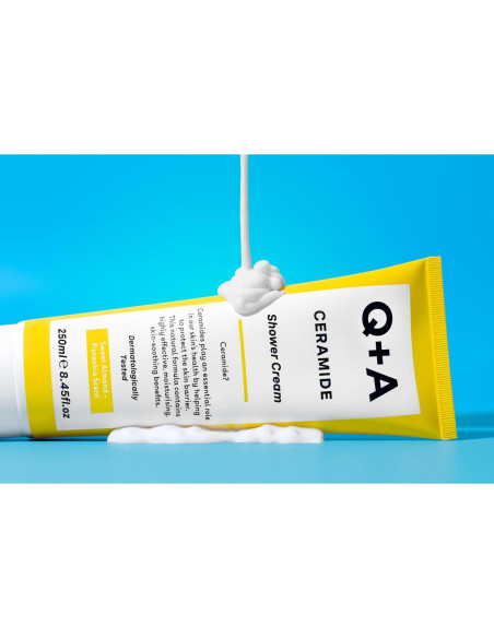 Crema de Ducha Q+A 250ml con Ceramidas de Piña y Escualano