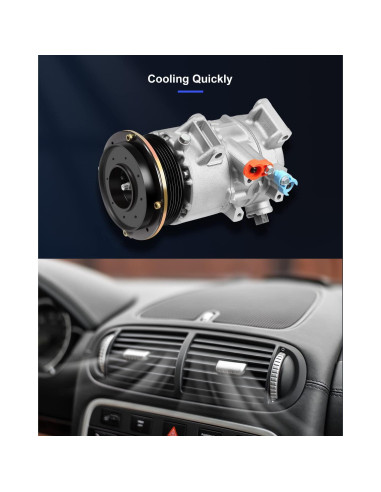 Compresor de A/C ECCPP 2.4L 2006-2009 Toyota Camry RAV4