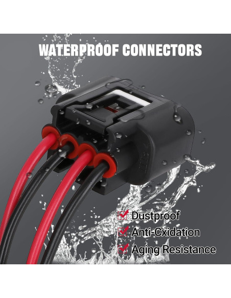 4 Conectores Hembra Bobina Encendido Yikesai 2.4L Toyota