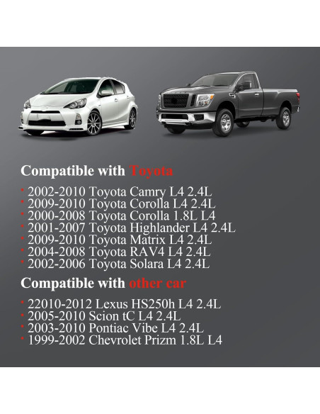 4 Conectores Hembra Bobina Encendido Yikesai 2.4L Toyota