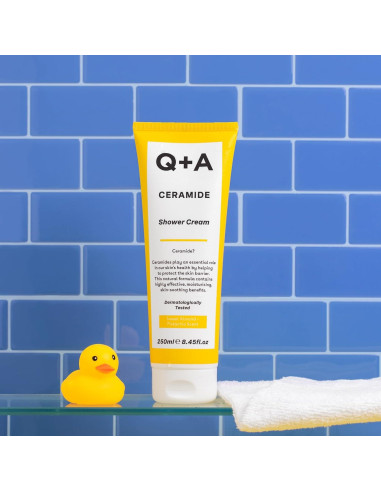 Crema de Ducha Q+A 250ml con Ceramidas de Piña y Escualano