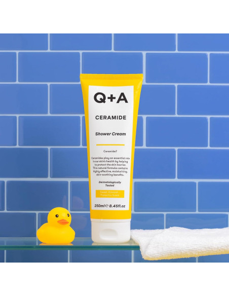 Crema de Ducha Q+A 250ml con Ceramidas de Piña y Escualano