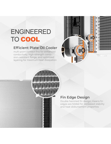 Radiador Klimoto para Toyota Avalon 2000-2004 3.0L V6